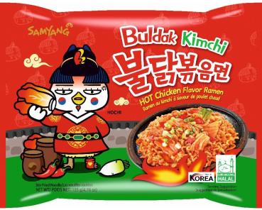 SAMYANG - Buldak Kimchi Hot Chicken Flavor Ramen 135 g